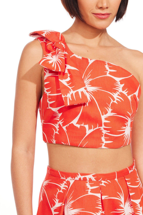 Bella Top - Scarlet Bloom